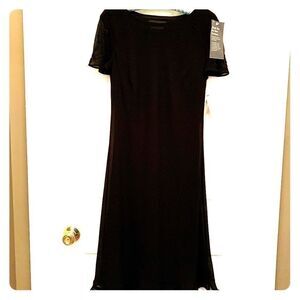Donna Morgan Little Black Dress Size 6 NWT